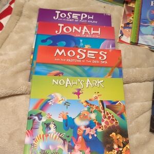 Vibrant Bible Story Book Collection for Kids
